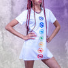 Image of Elephant Chakra T-shirt Dress