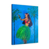 Image of Hula Dancer Canvas Print