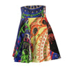 Image of Desi Folk Print Skirt