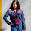 Image of Spring Flowers Denim Jacket