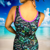 Image of Jungle Leaves One-Piece Swimsuit