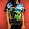 Image of Lotus Hand and Dancer Women's Cut & Sew Tee