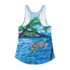 Image of Maui Turtle Women's Racerback Tank