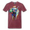 Image of Men's Premium T-Shirt - heather burgundy