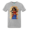Image of Desi Wonder Women's Men's Tee - heather gray