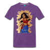 Image of Desi Wonder Women's Men's Tee - purple