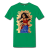 Image of Desi Wonder Women's Men's Tee - kelly green