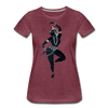 Image of Odissi Dancer Women’s Tee - heather burgundy