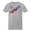 Image of My America Men's T-Shirt - heather gray