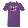 Image of My America Men's T-Shirt - purple