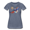 Image of My America Women’s T-Shirt - heather blue