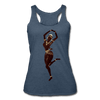 Image of Temple Dancer Racerback Tank - heather navy