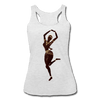Image of Temple Dancer Racerback Tank - heather white