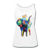 Image of Elephant X Crown Women’s Tank Top - white
