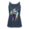 Image of Elephant X Crown Women’s Tank Top - navy