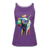 Image of Elephant X Crown Women’s Tank Top - purple