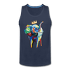 Image of Crown X Elephant Men’s Tank - navy