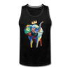 Image of Crown X Elephant Men’s Tank - charcoal gray