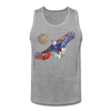 Image of My America Men's Tank - heather gray