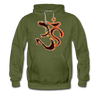 Image of Unisex Aum Hoodie - olive green
