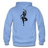 Image of Odissi Dance Unisex Hoodie - carolina blue