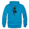 Image of Odissi Dance Unisex Hoodie - turquoise