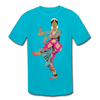 Image of Kids' Moisture Wicking Performance T-Shirt - turquoise