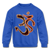 Image of Kids' Crewneck Sweatshirt - royal blue
