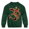 Image of Kids' Crewneck Sweatshirt - forest green