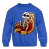 Image of Kids' Crewneck Sweatshirt - royal blue