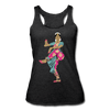 Image of Bharatanatyam Dancer Racerback Tank - heather black