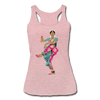 Image of Bharatanatyam Dancer Racerback Tank - heather dusty rose