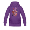 Image of Heart Beat Women’s Hoodie - purple