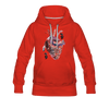 Image of Heart Beat Women’s Hoodie - red