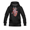 Image of Heart Beat Women’s Hoodie - charcoal gray