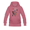 Image of Heart Beat Women’s Hoodie - mauve