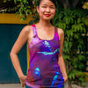 Image of Blue Apsara Women's Racerback Tank