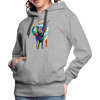 Image of Women’s Elephant x Crown Hoodie - heather grey