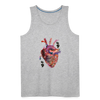 Image of Men’s Heart beat Tank - heather gray