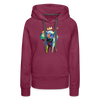 Image of Women’s Elephant x Crown Hoodie - burgundy