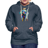 Image of Women’s Elephant x Crown Hoodie - heather denim