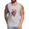 Image of Men’s Heart beat Tank - heather gray