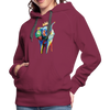 Image of Women’s Elephant x Crown Hoodie - burgundy