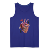 Image of Men’s Heart beat Tank - royal blue