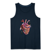 Image of Men’s Heart beat Tank - deep navy
