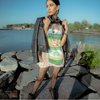 Image of Chutney Swag T-Shirt Dress