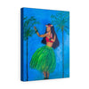 Image of Hula Dancer Canvas Print