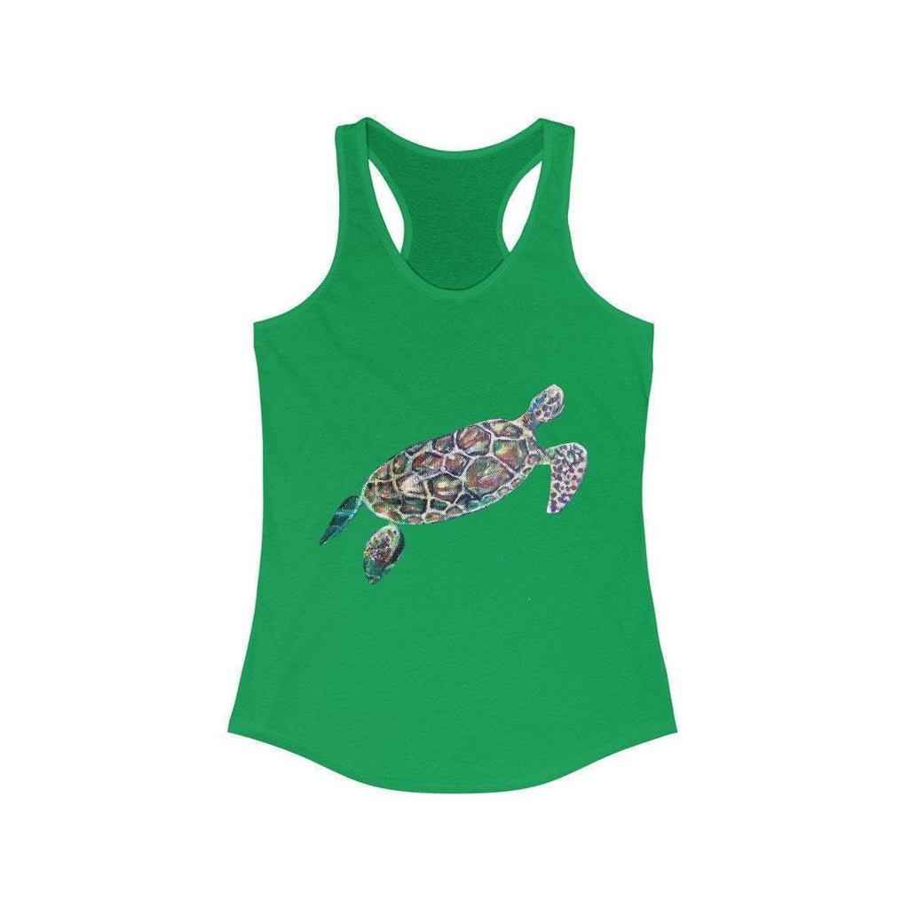 Wise Turtle Racerback Tank