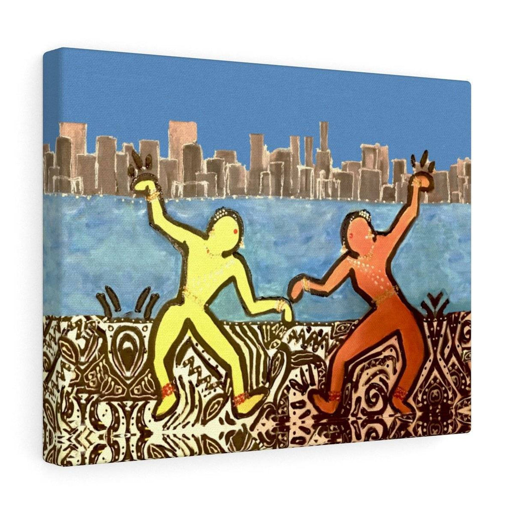 City Dancers Canvas Print