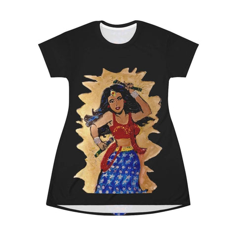 Desi Wonder Woman T-shirt Dress